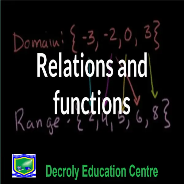 Relations and functions Grade 11