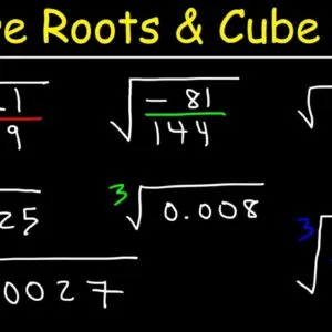 Square and Cube Roots