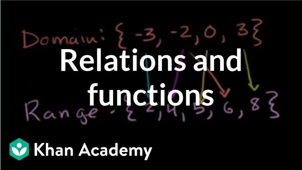 Relations and Functions