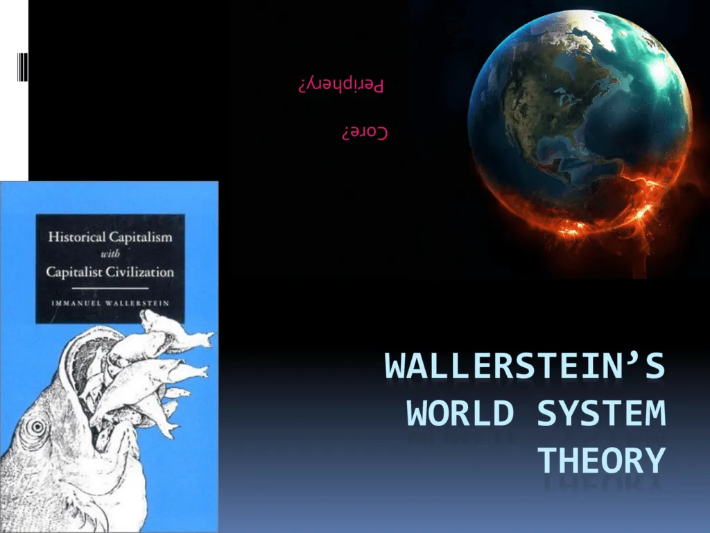 The Capitalist World System by Wallerstein 3 The Capitalist World System