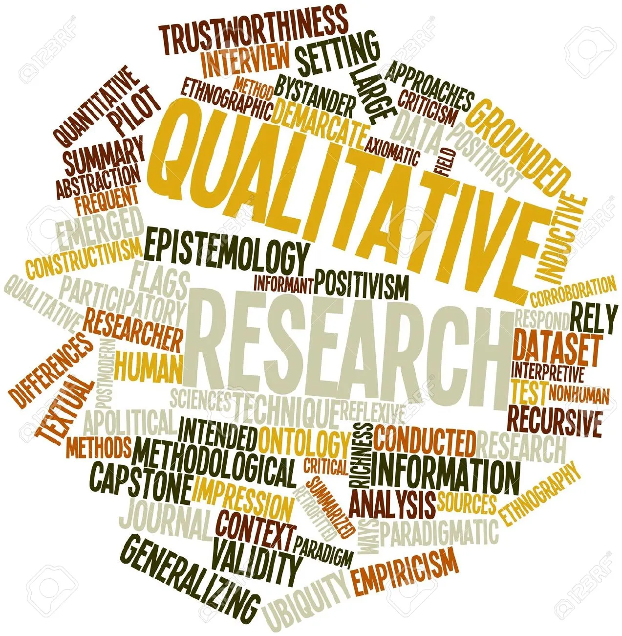 Qualitative research (QR) in Theatre for Development 4 Types of Qualitative research (QR)
